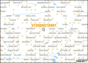 map of Stroomstraat