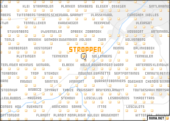 map of Stroppen