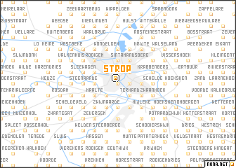 map of Strop