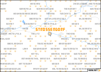 map of Strössendorf