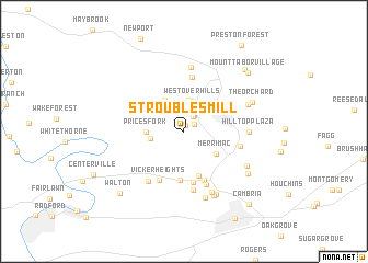 map of Stroubles Mill