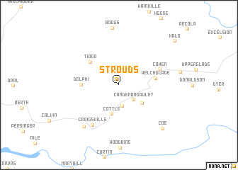 map of Strouds