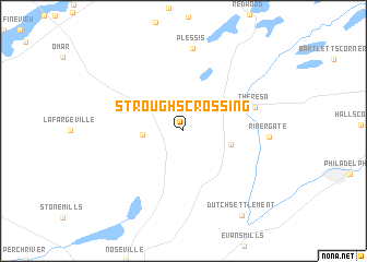 map of Stroughs Crossing
