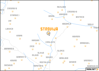 map of Strovija