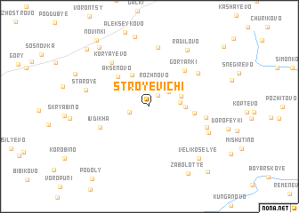 map of Stroyevichi