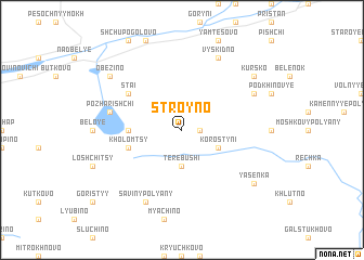 map of Stroyno