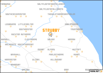 map of Strubby