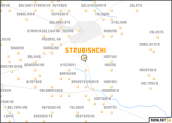 map of Strubishchi