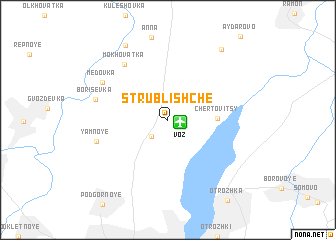 map of Strublishche