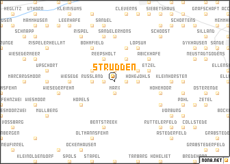 map of Strudden