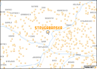 map of Struga Banska