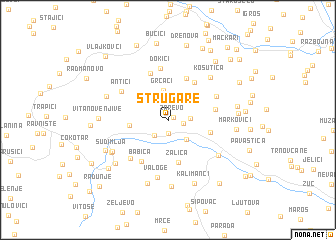 map of Strugare