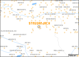 map of Strugarjach