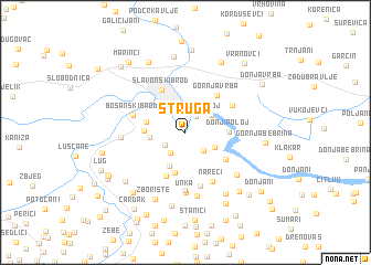 map of Struga