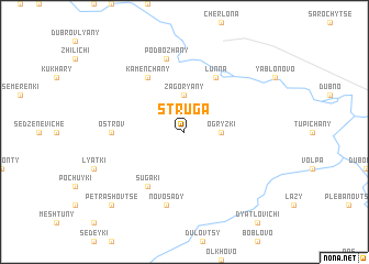 map of Struga