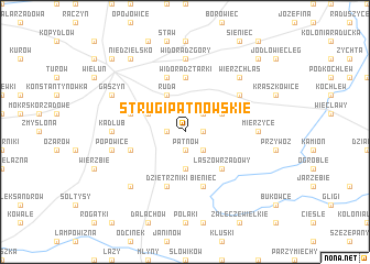 map of Strugi Pątnowskie