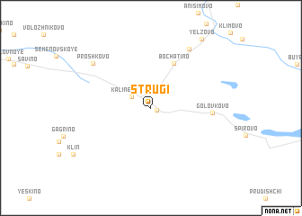 map of Strugi