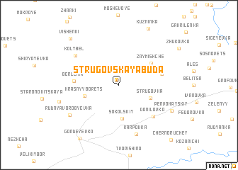 map of Strugovskaya Buda