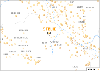 map of Struić
