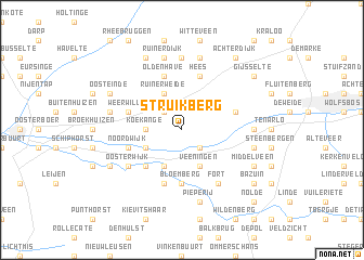 map of Struikberg