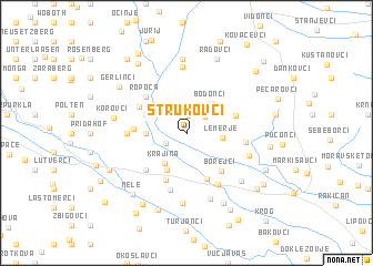 map of Strukovci