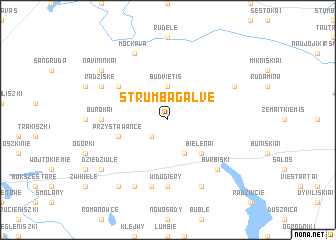 map of Strumbagalvė