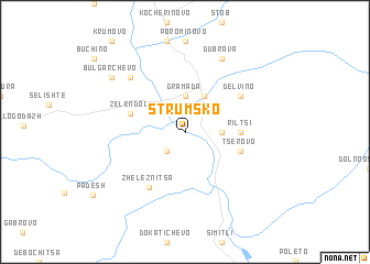 map of Strumsko