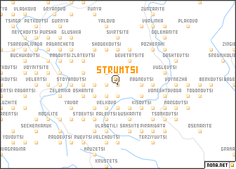 map of Strŭmtsi