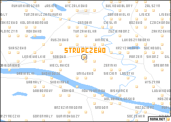 map of Strupczewo
