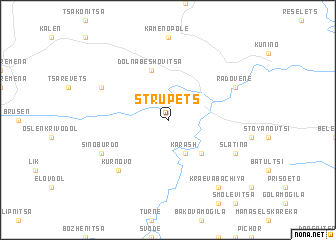 map of Strupets