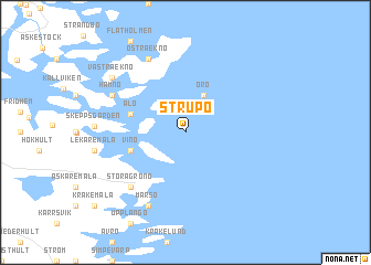 map of Strupö