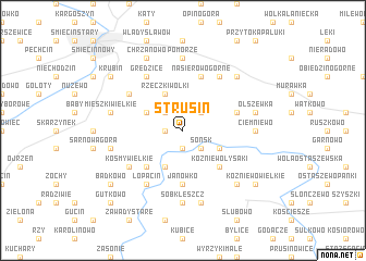 map of Strusin