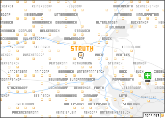 map of Strüth