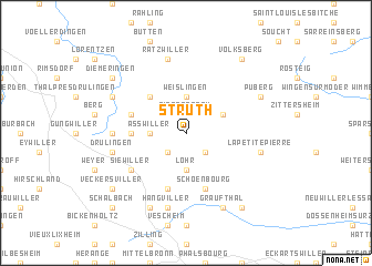 map of Struth