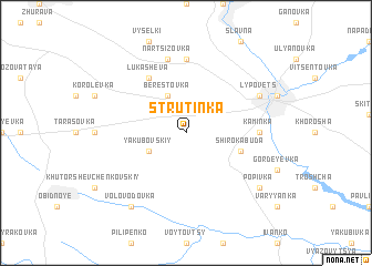 map of Strutinka