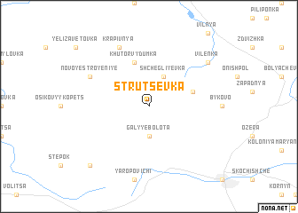 map of Strutsevka