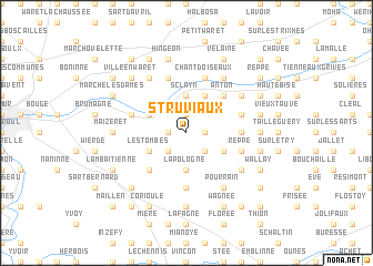 map of Struviaux