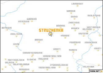 map of Struzhenka