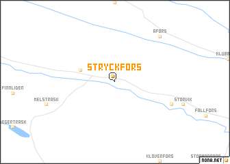 map of Stryckfors