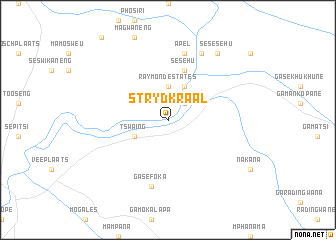 map of Strydkraal