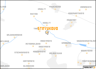 map of Stryukovo