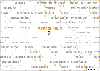 map of Strzałkowo