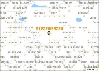 map of Strzebieszew