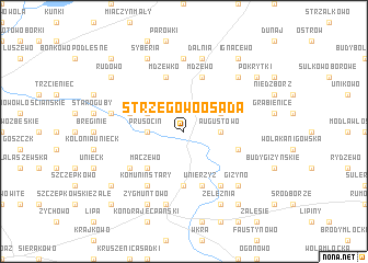 map of Strzegowo-Osada