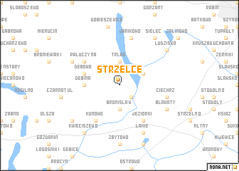 map of Strzelce