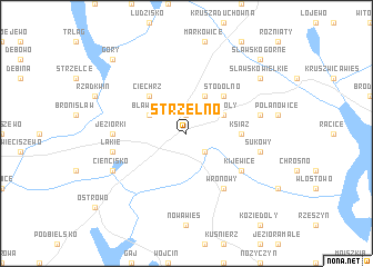 map of Strzelno