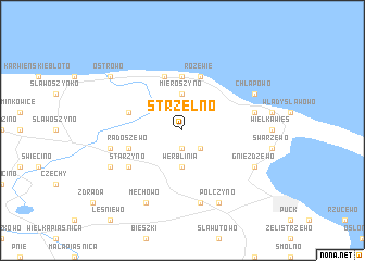 map of Strzelno