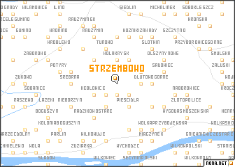 map of Strzembowo