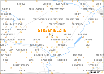 map of Strzemieczne