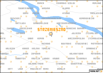 map of Strzemieszno